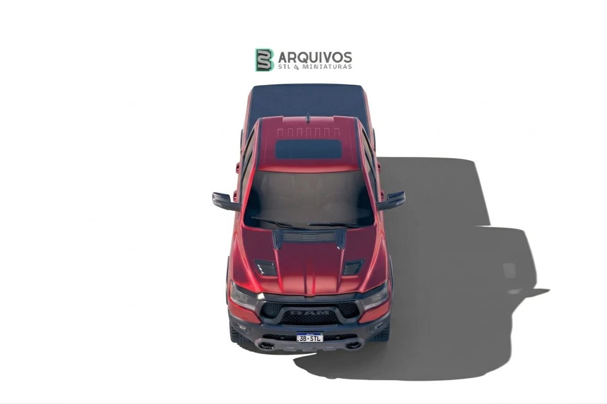 Modelo 3D STL - Dodge RAM 1500 Rebel 2019 — foto 6